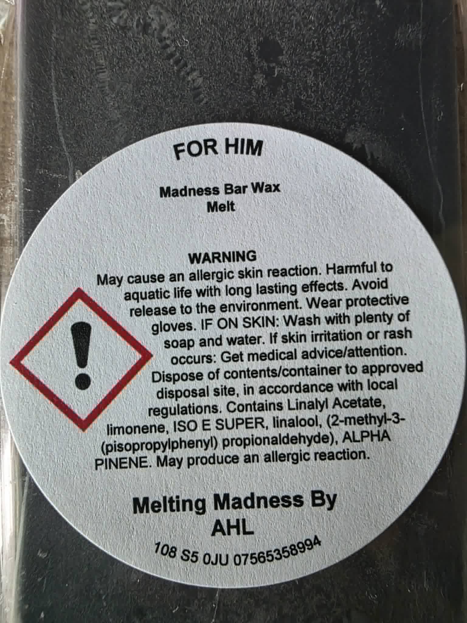 For Him Madness Bar