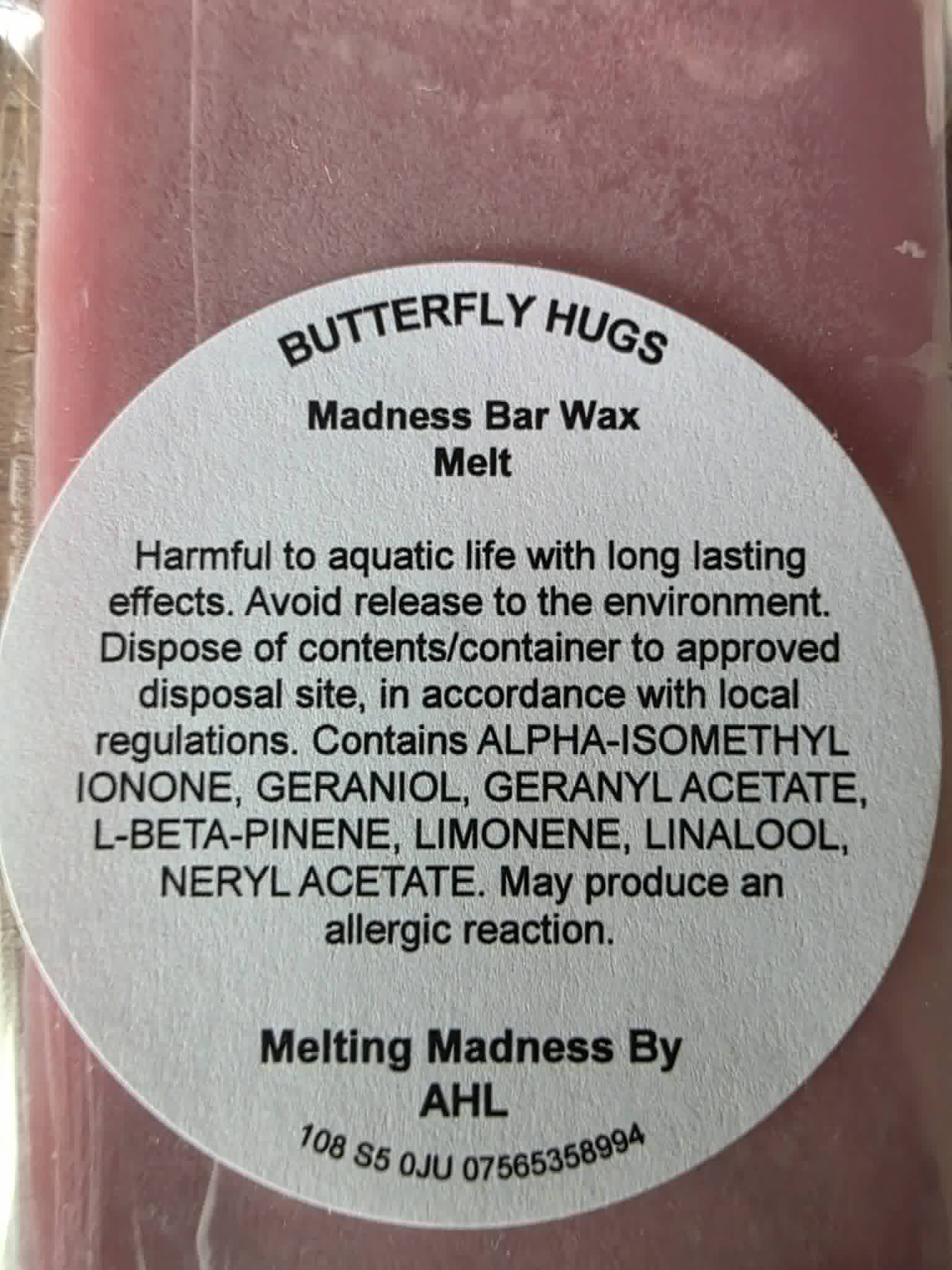 Butterfly Hugs Madness Bar