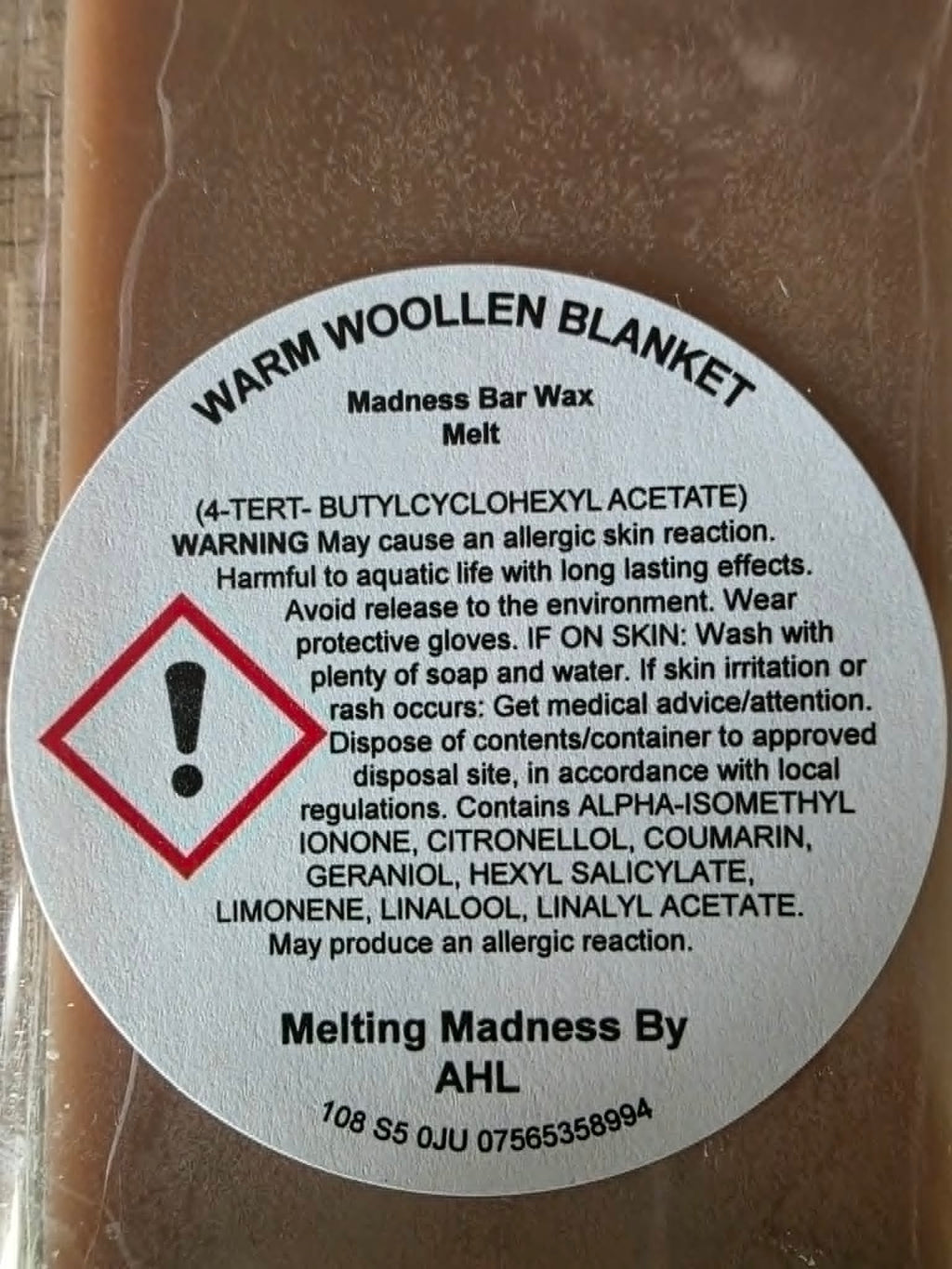 Warm Woolen Blanket Madness Bar