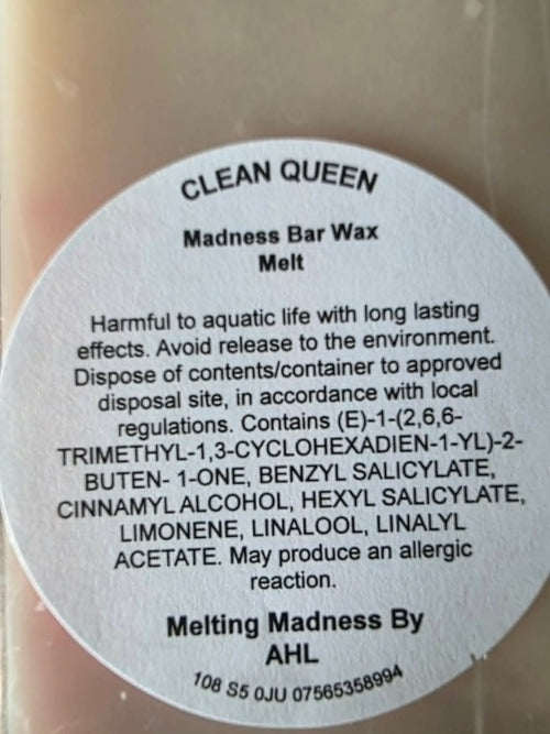 Clean Queen Madness Bar