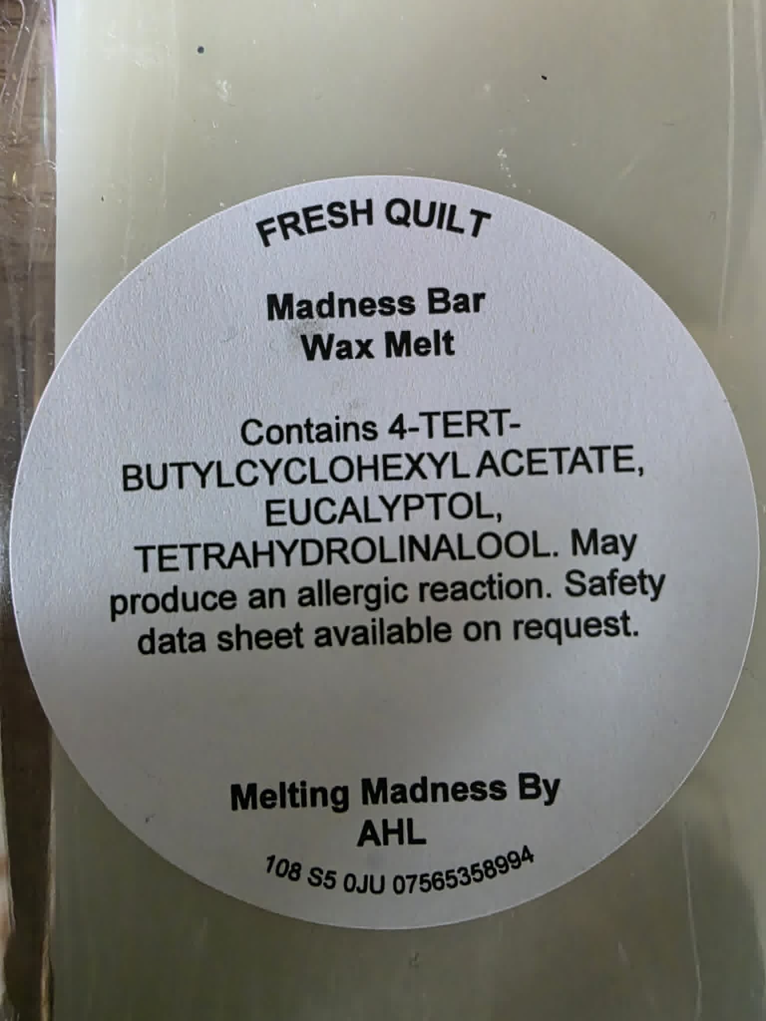 Fresh Quilt Madness Bar