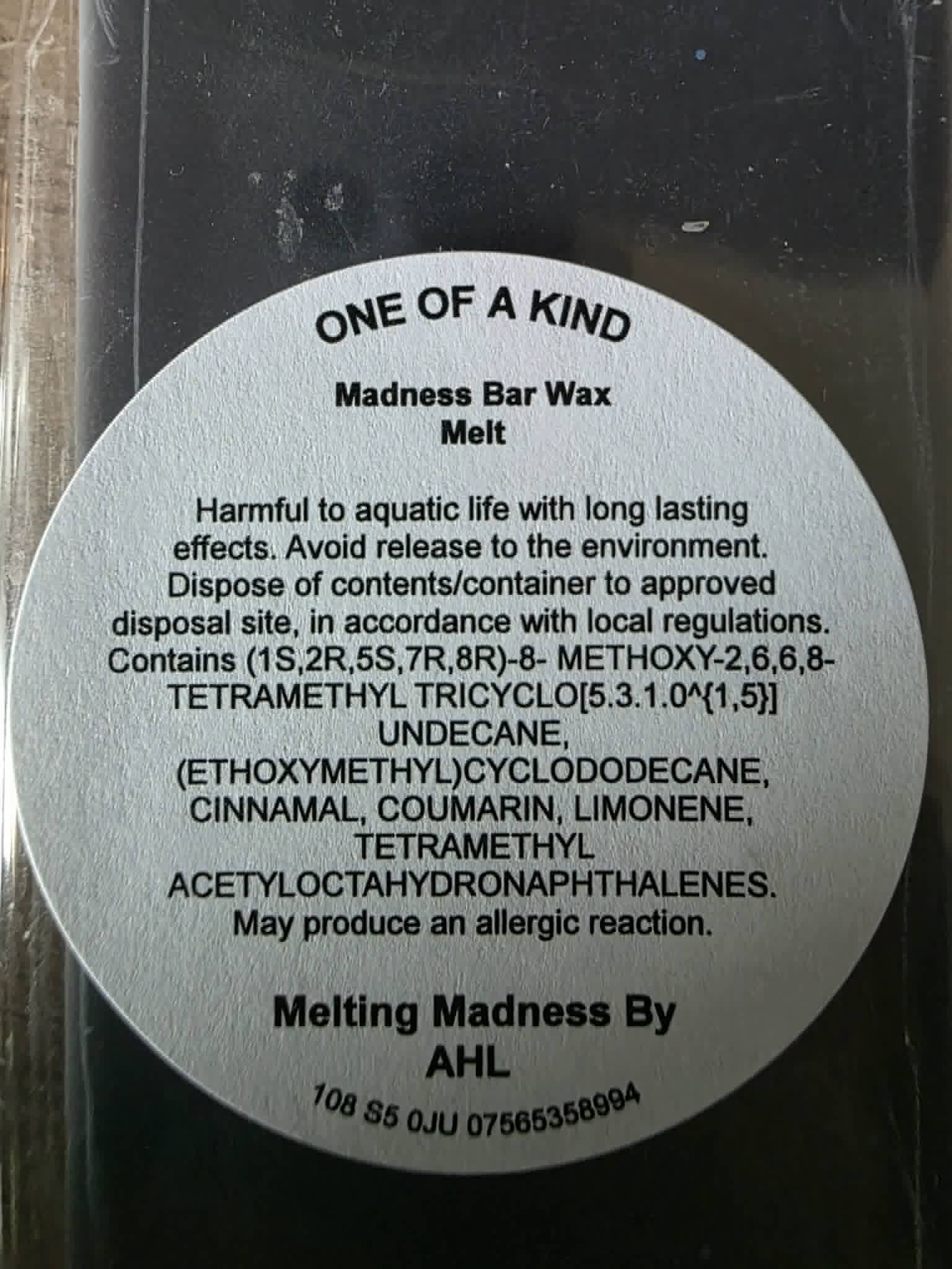 One Of A Kind Madness Bar