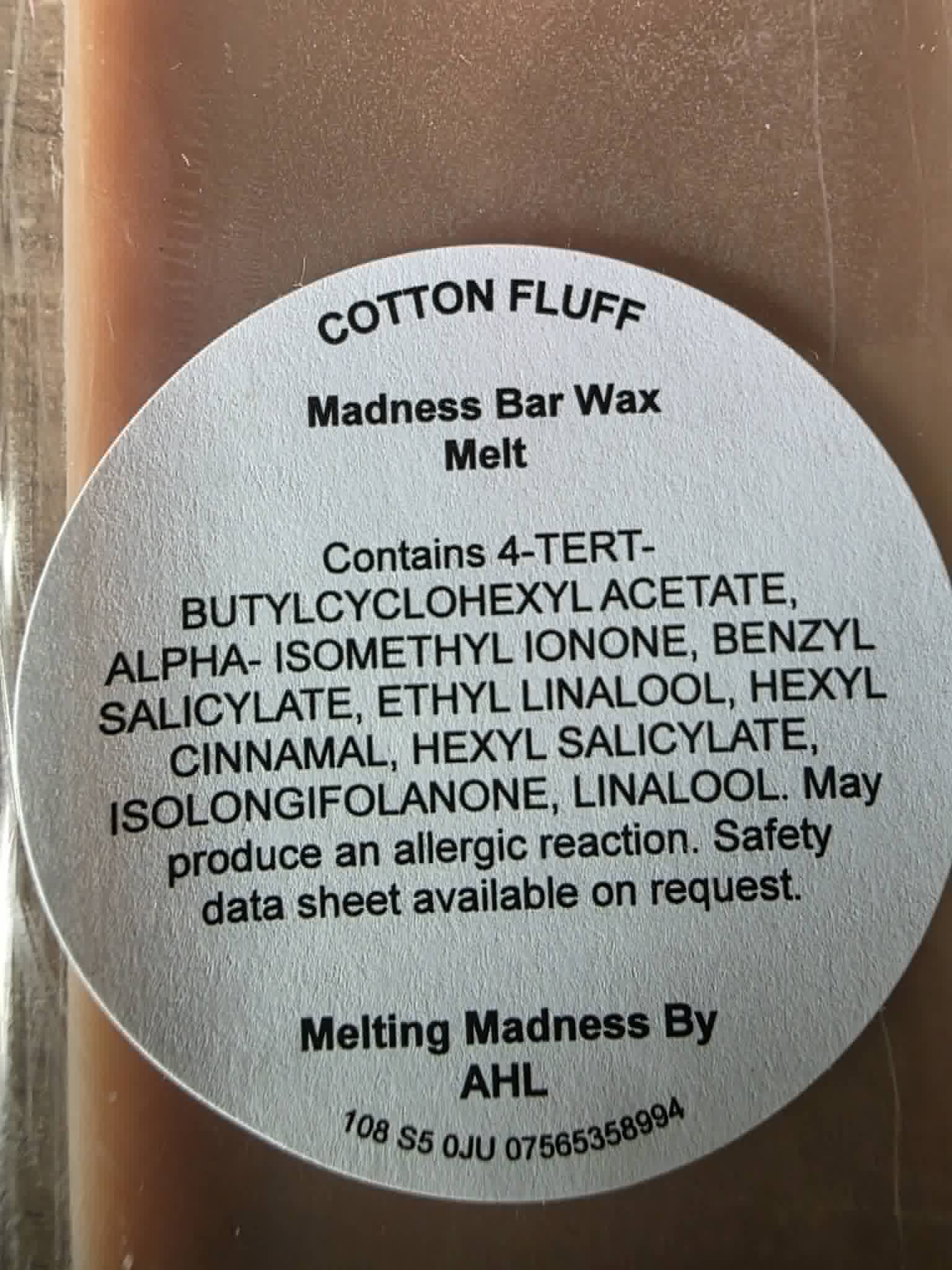 Cotton Fluff Madness Bar