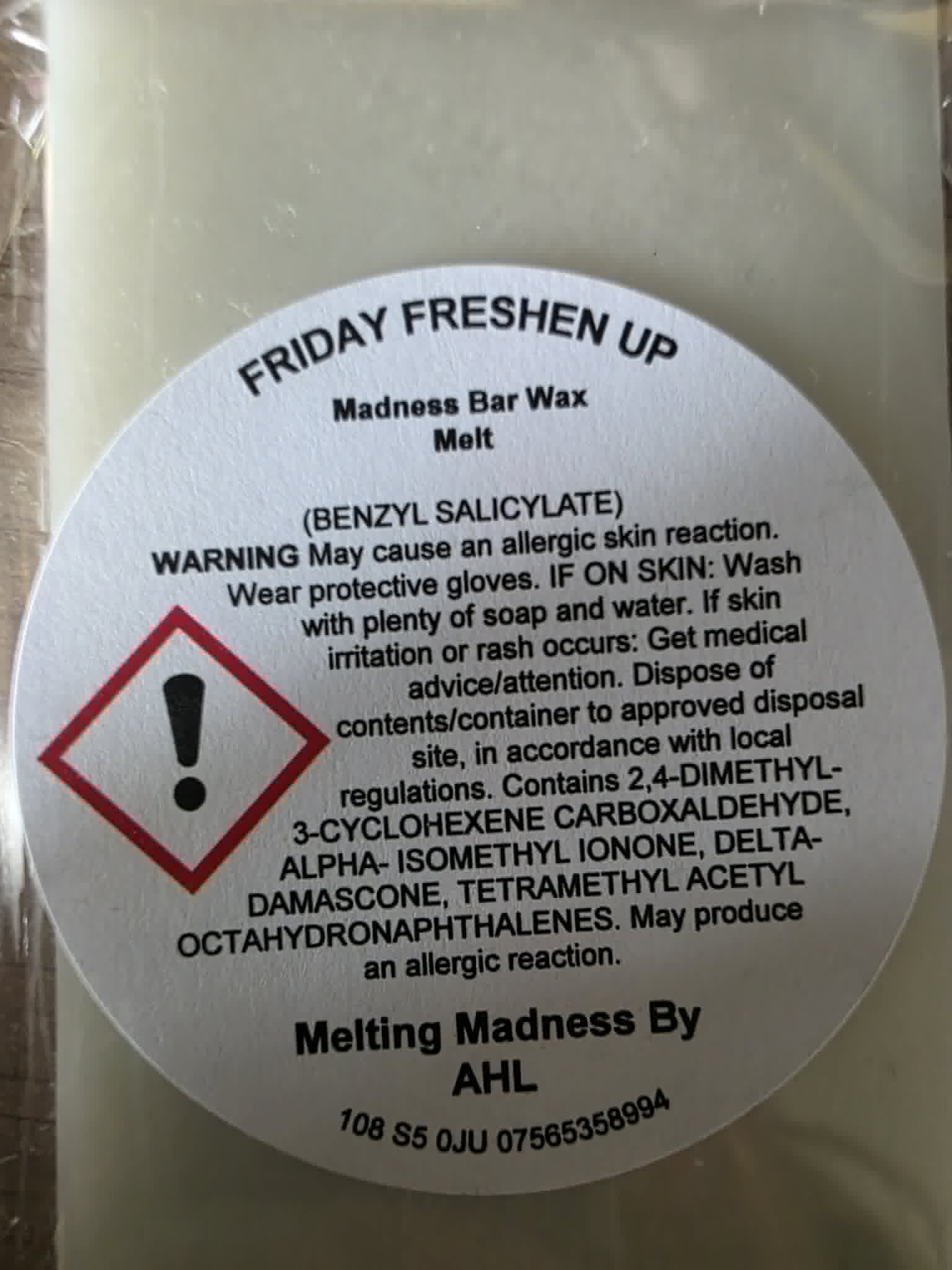 Friday Freshen Up Madness Bar